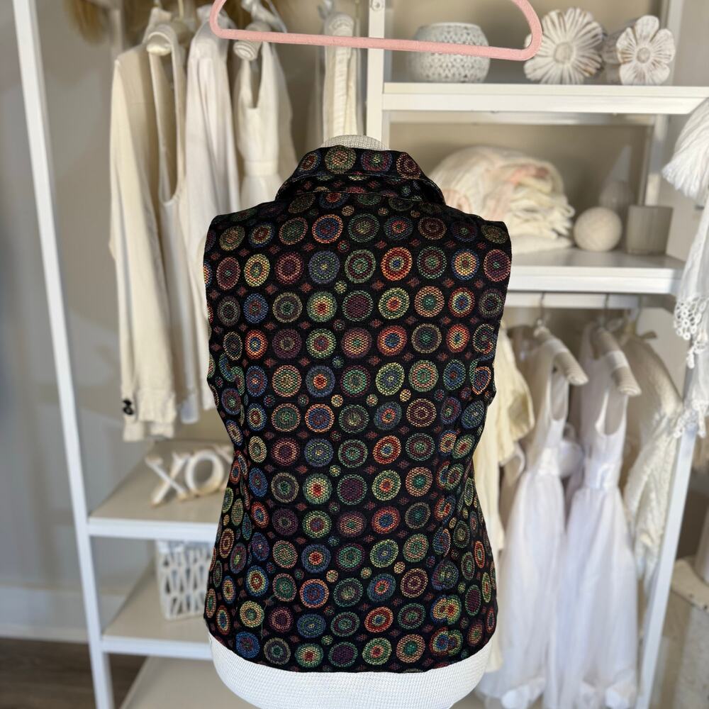 Colorful Patterned Women's Vest - Picture 3 of 9
